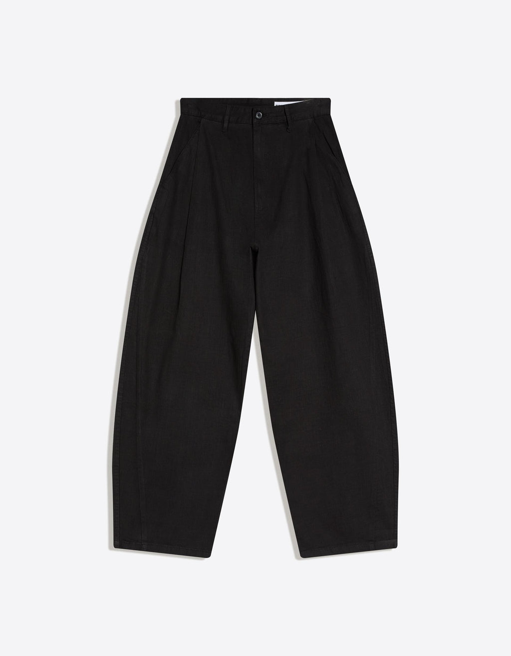 Super baggy trousers with linen