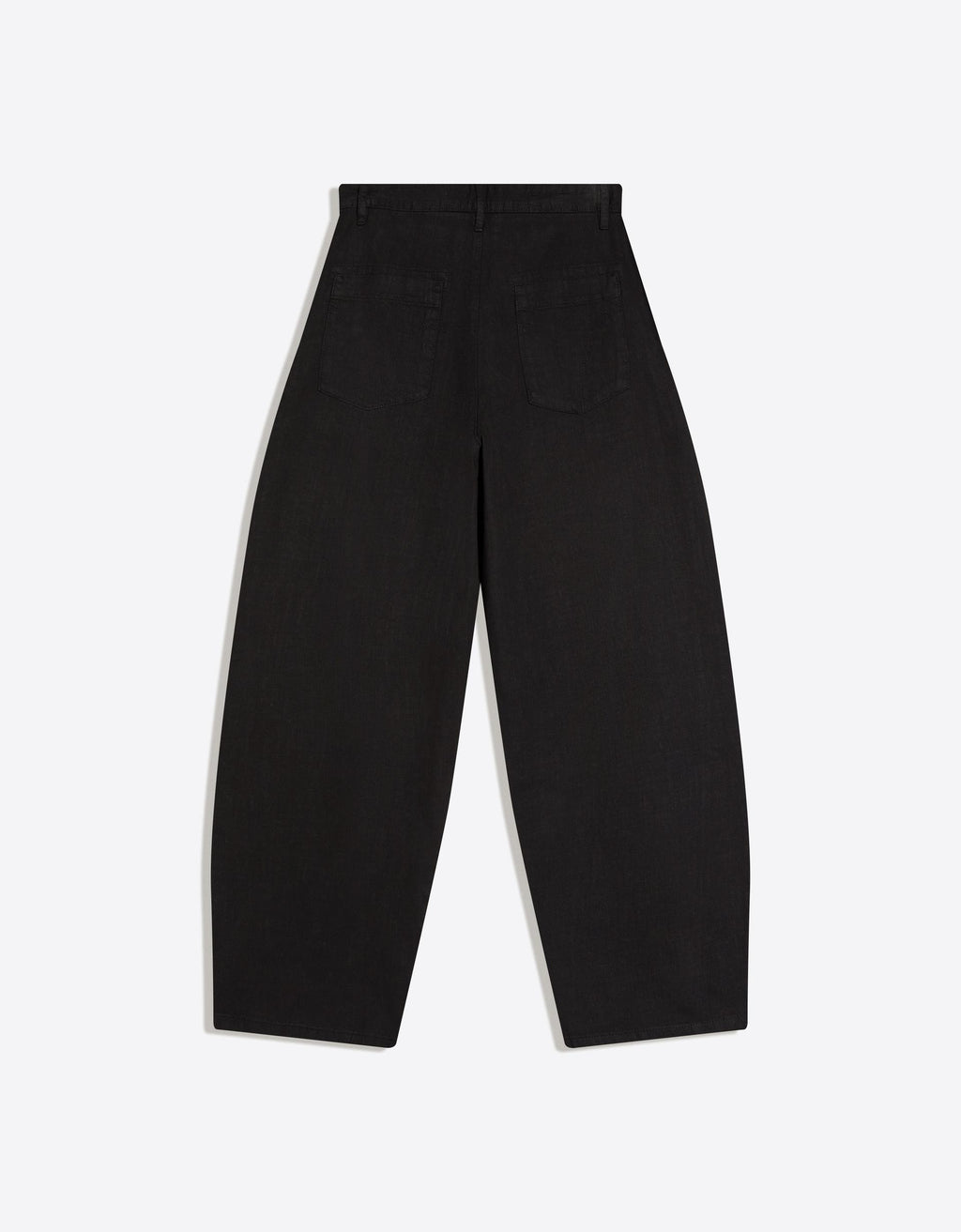 Super baggy trousers with linen