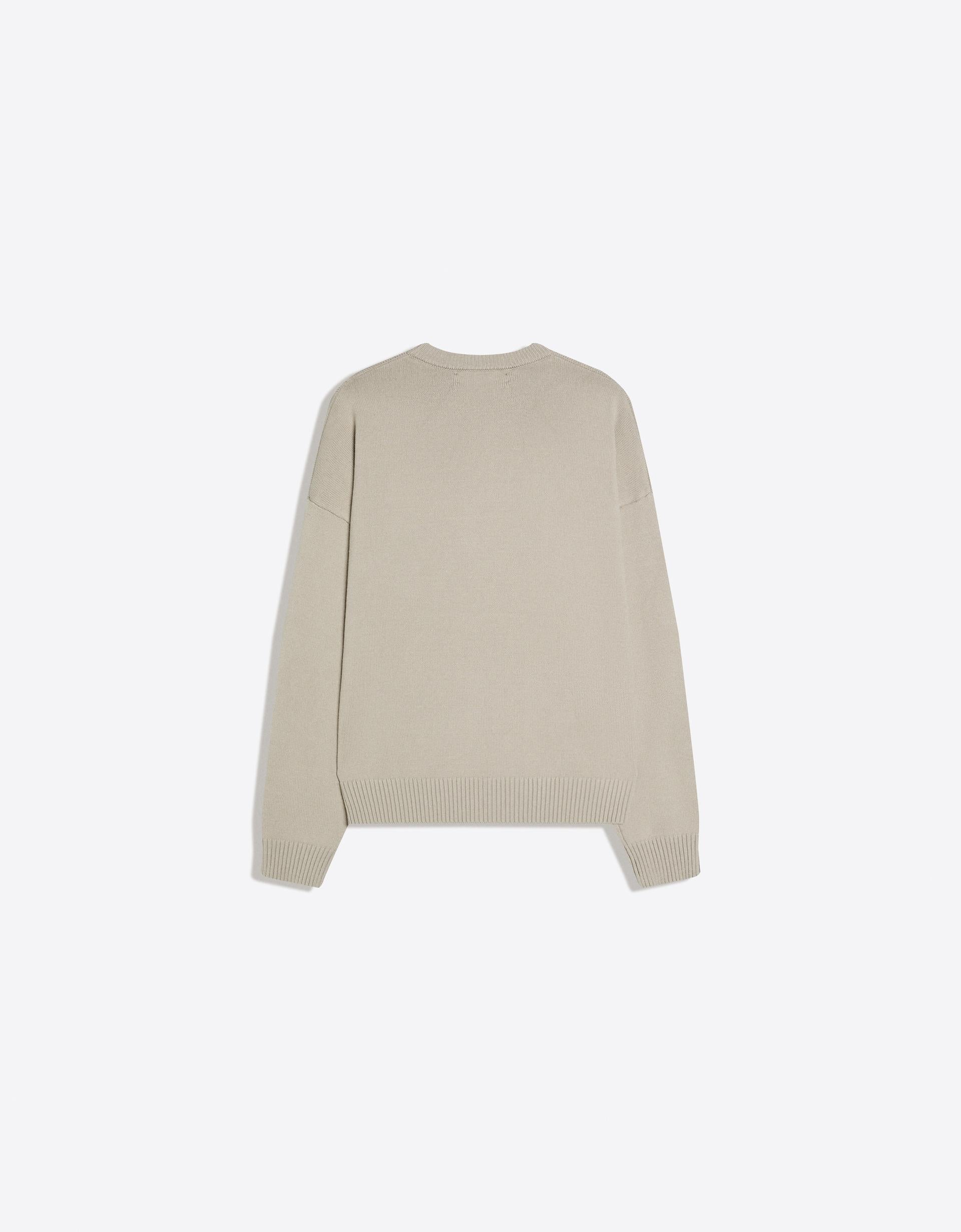 God splly Patch round sweater