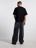 DARK MATTER WASH WIDE JEANS