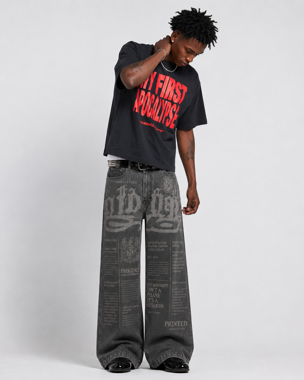 Newspaper Grey Wash Denim