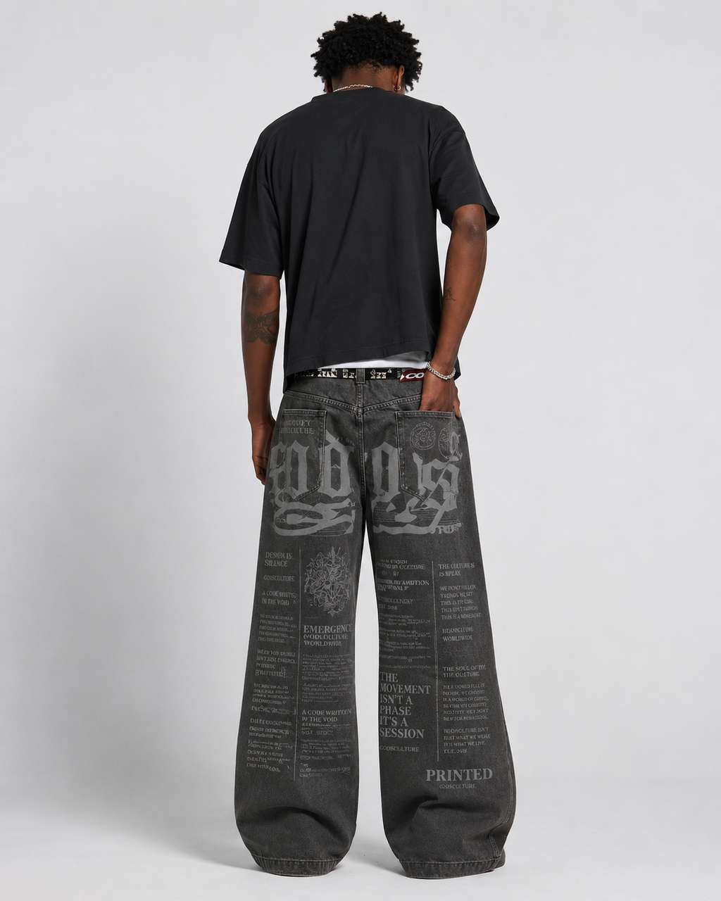 Newspaper Grey Wash Denim