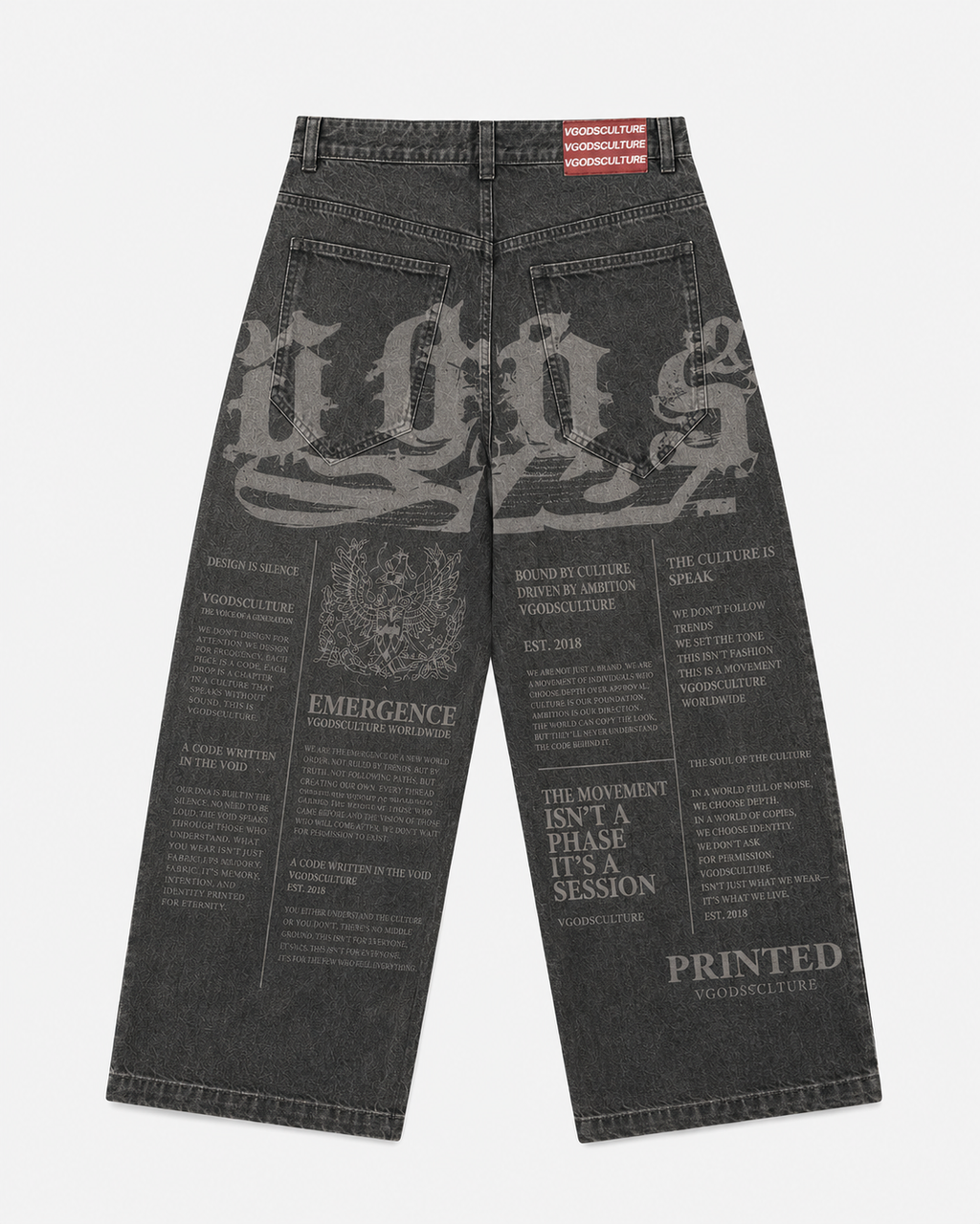 Newspaper Grey Wash Denim