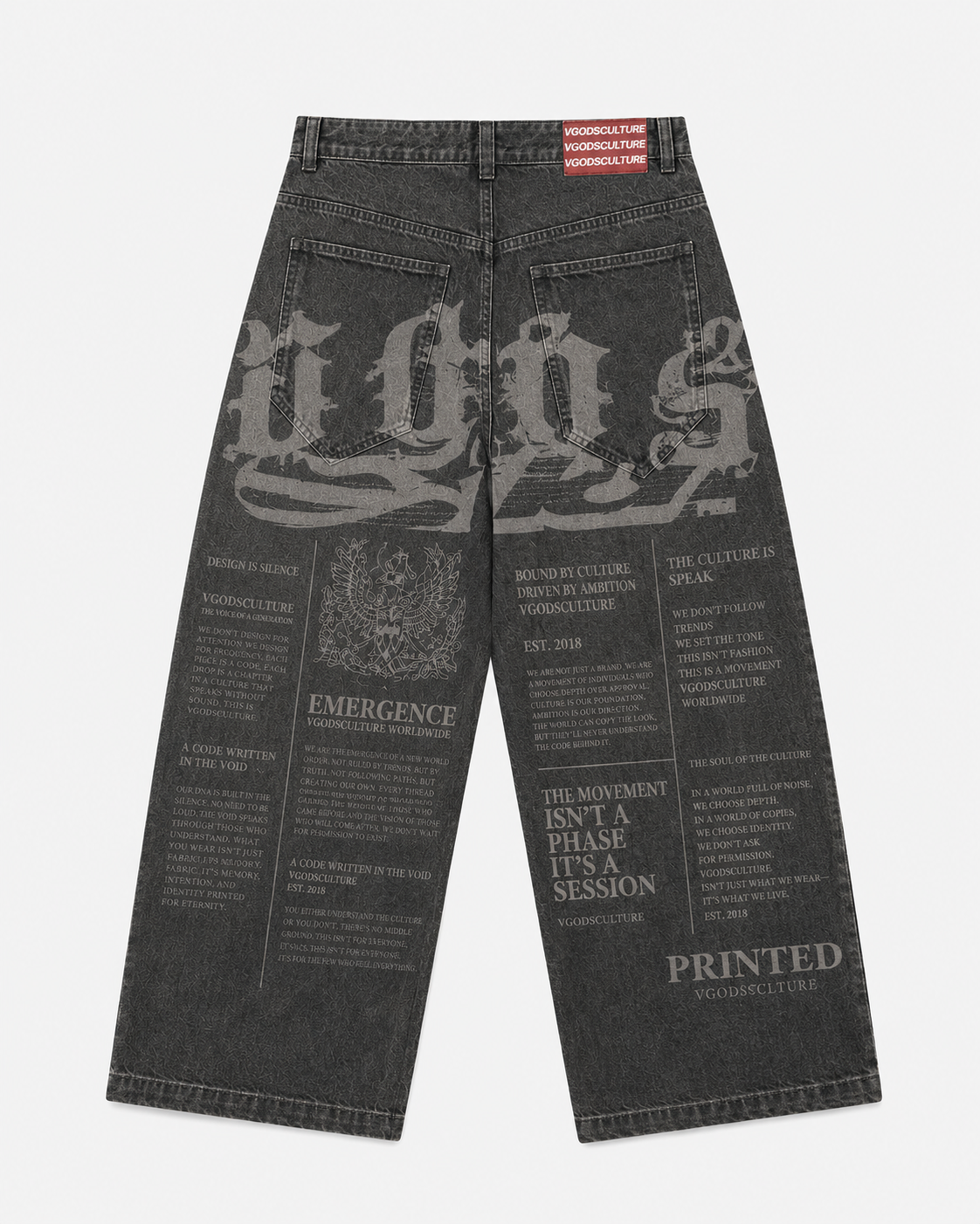 Newspaper Grey Wash Denim