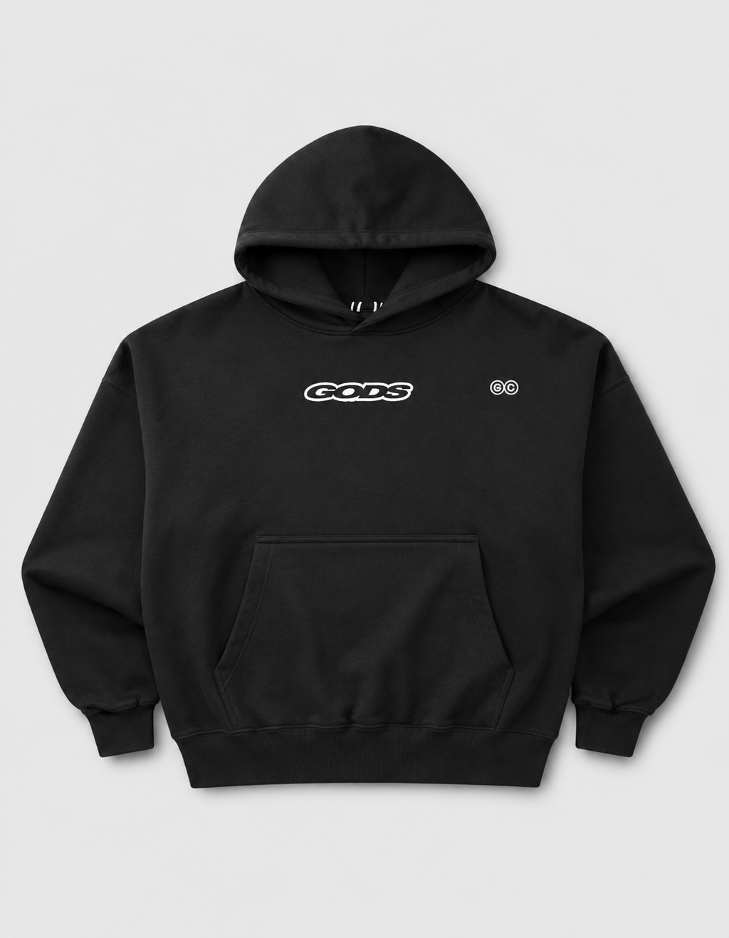 VERTICAL HOODIE BLACK