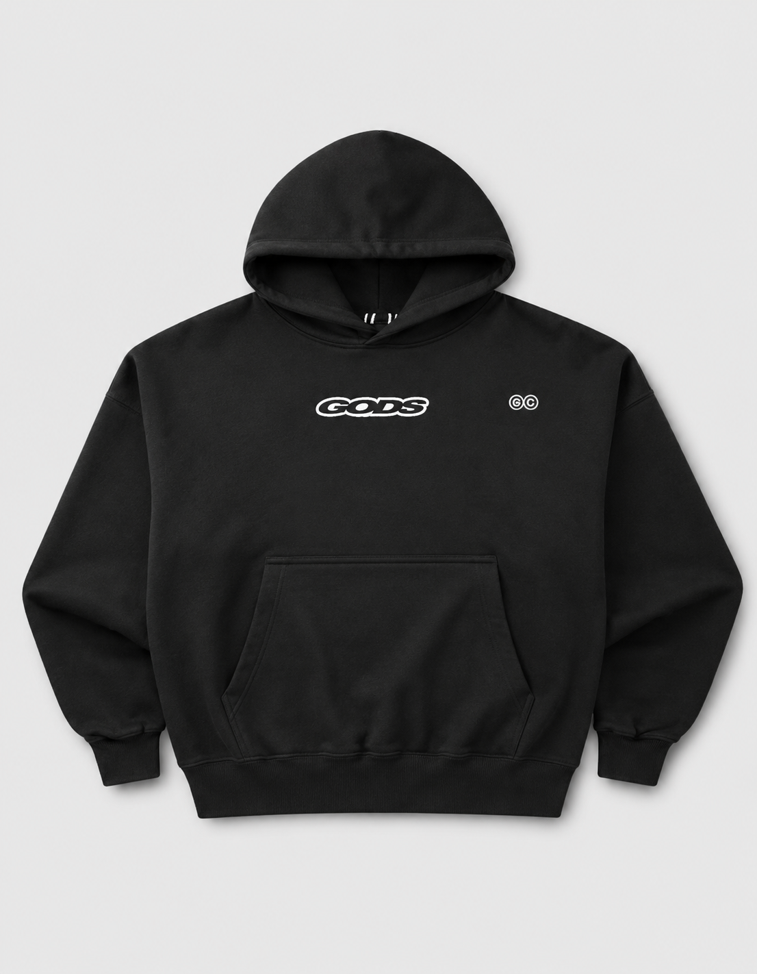 VERTICAL HOODIE BLACK