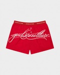 SCRIPT BOXERS PACK RED/ BLACK