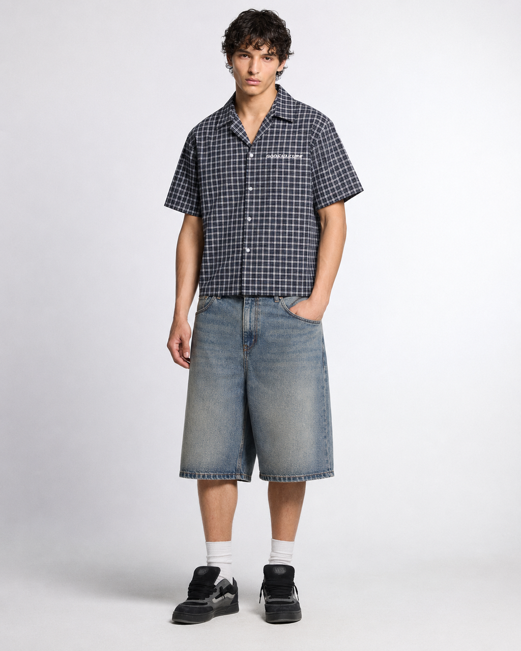SCRIPT CHECK SHIRT