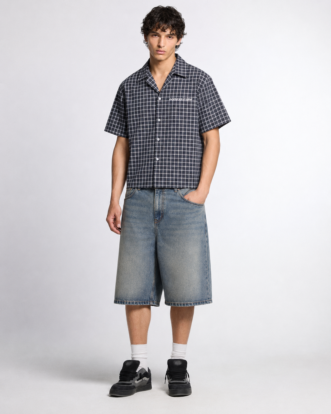 SCRIPT CHECK SHIRT