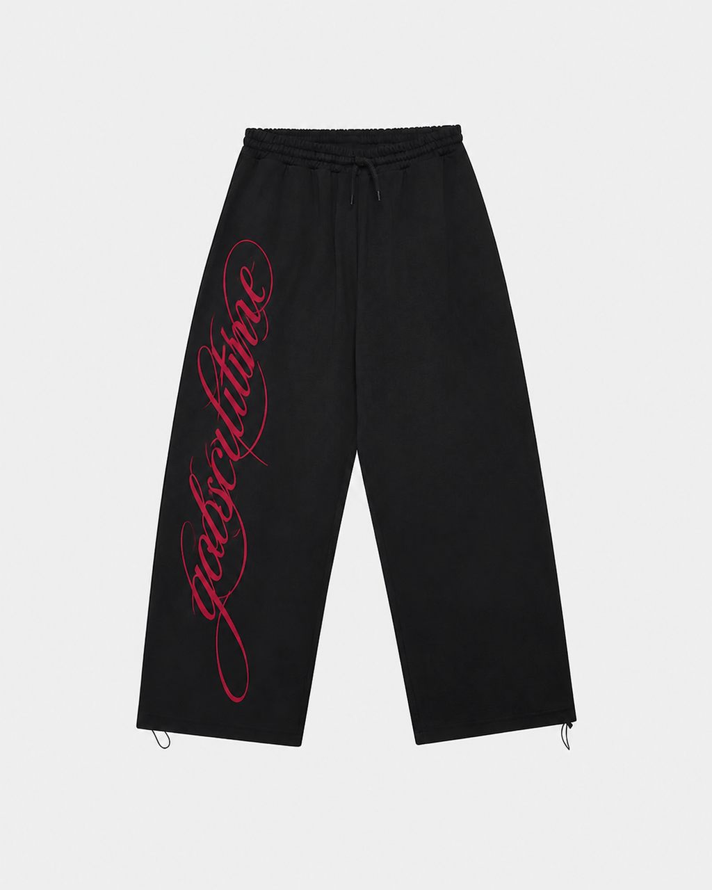 Midnight Script Wide-Leg Sweatpants