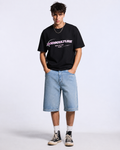 STARS SHORTS LIGHT DENIM