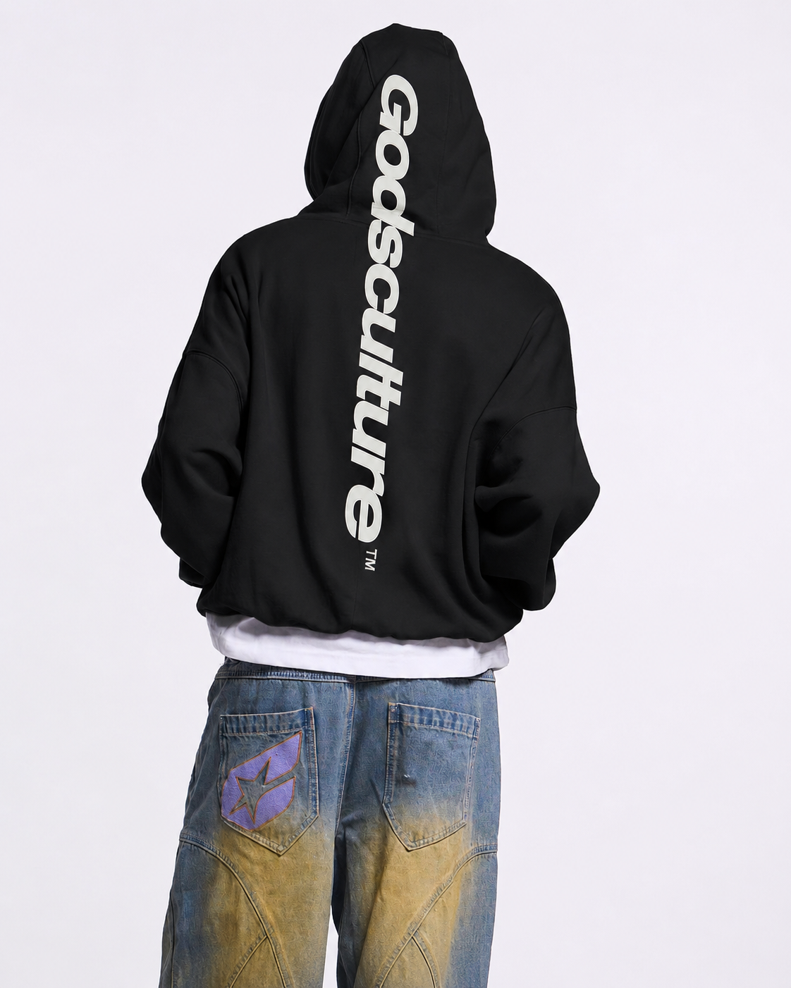 VERTICAL HOODIE BLACK