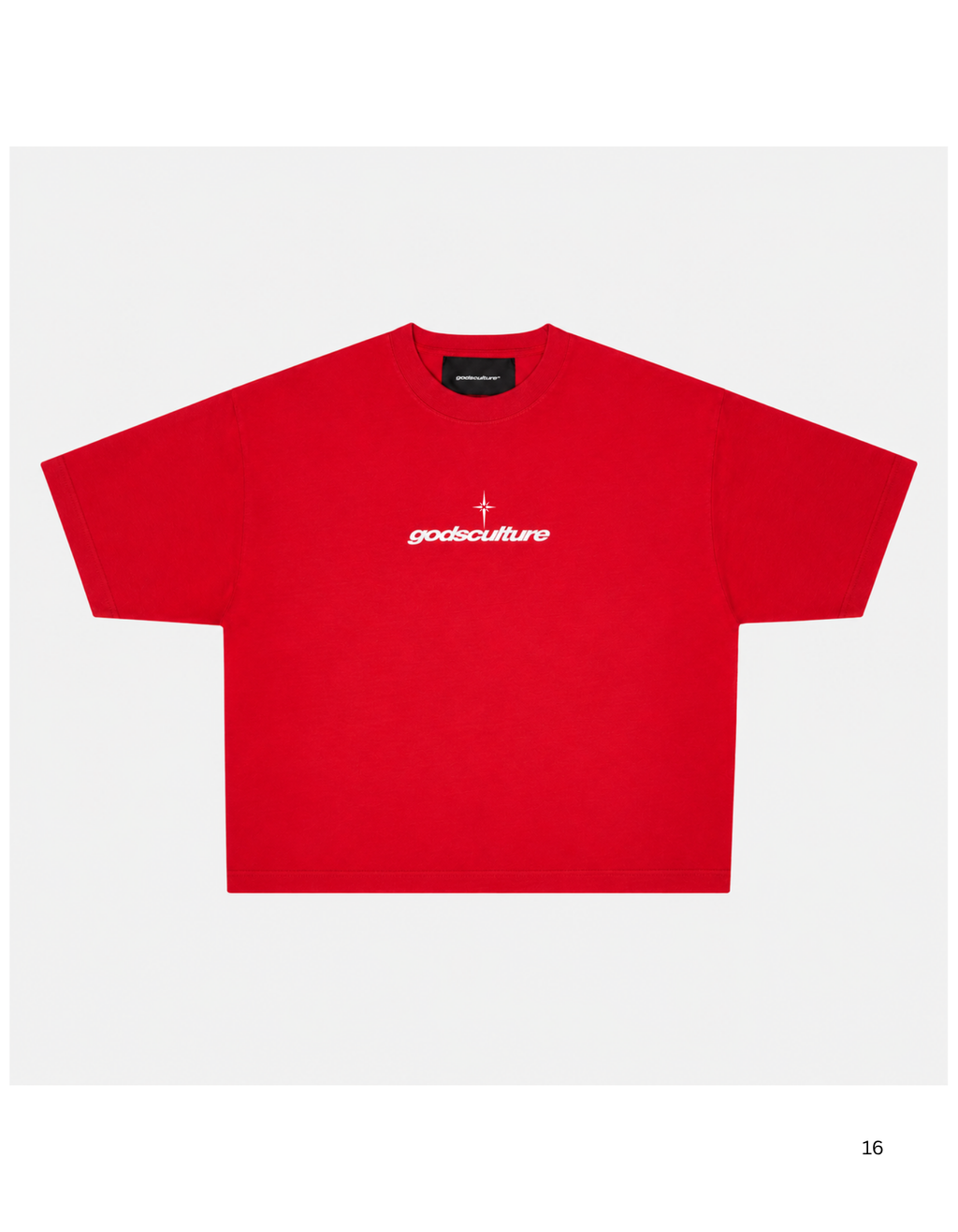 GODSCULTURE Racing Red Tee