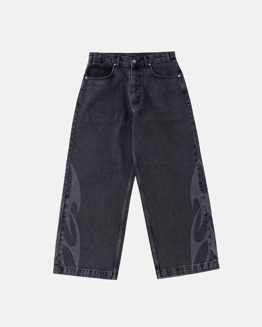 DARK MATTER WASH WIDE JEANS